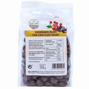 INT-SALIM ARANDANO ROJO CON CHOC. 200GR. (20)