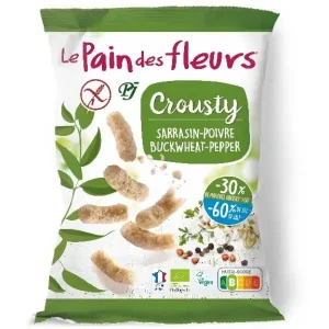 Ganchito Crousty Trigo Sarraceno Pimienta 75Gr – Le Pain De Fleurs