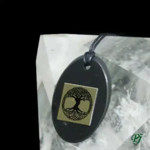 Colgante Arbol Vida Oval Shungita – Promineral