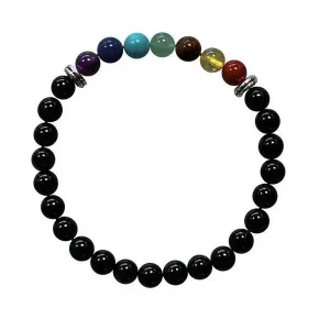 Trinidad pulsera Onix 7 Chakras 6 mm