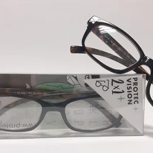 Gafas presbicia negra Protecvision -03.50 dp  2×1