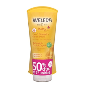 Weleda champu+gel  de ducha 2X200 ml calendula
