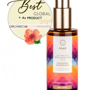 Aceite antiedad ayurvédico Shatavari 100 ml. Khadi