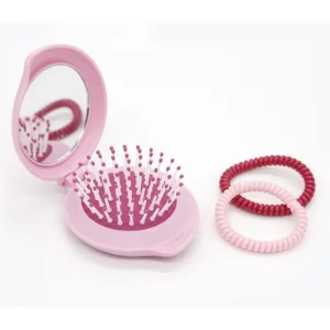 Cepillo plegable con espejo y coleteros Beter