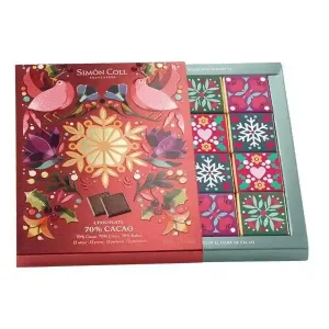 Caja mini chocolates de Chocolate 70% cacao 60g