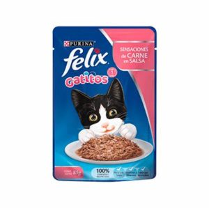 Felix Pouch Gatitos Carne en Salsa