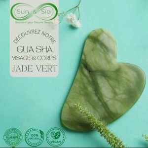 Gua Sha en Cuarzo Verde Sun&Sia